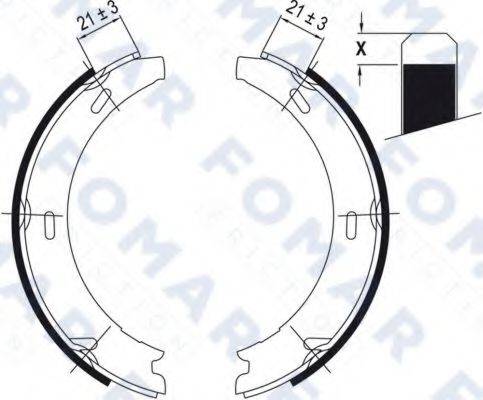 FOMAR FRICTION FO 0416