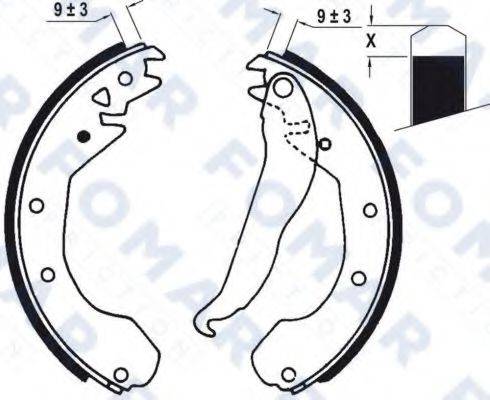 FOMAR FRICTION FO 0418