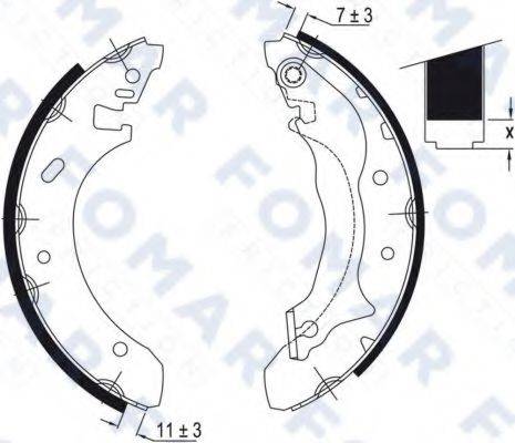 FOMAR FRICTION FO 0581