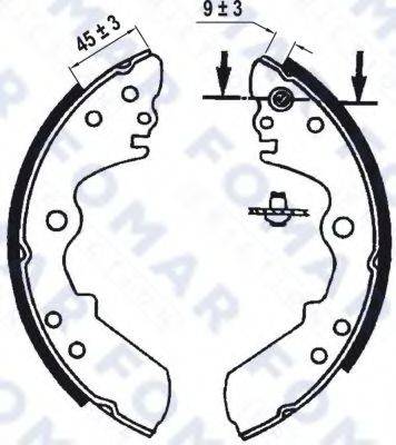FOMAR FRICTION FO 0587