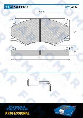 FOMAR FRICTION FO 495381
