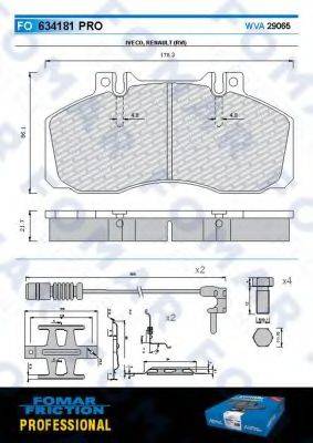 FOMAR FRICTION FO 634181