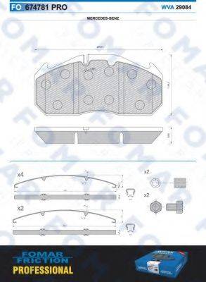 FOMAR FRICTION FO 674781
