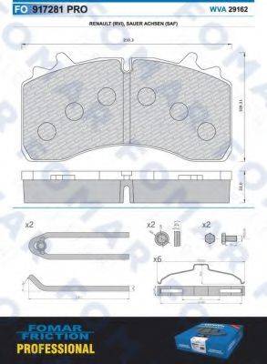 FOMAR FRICTION FO 917281