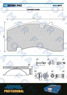 FOMAR FRICTION FO 917581
