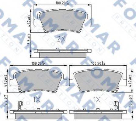 FOMAR FRICTION FO 207983