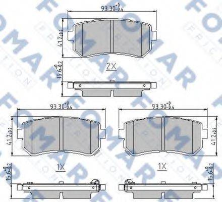 FOMAR FRICTION FO 244581