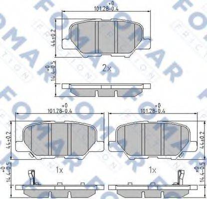 FOMAR FRICTION FO 249781