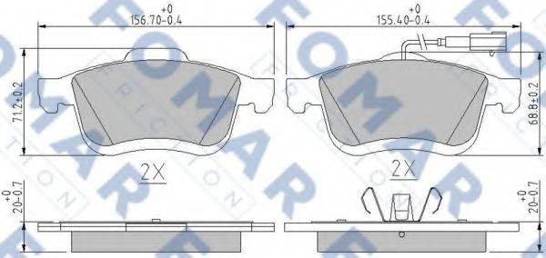 FOMAR FRICTION FO 250481