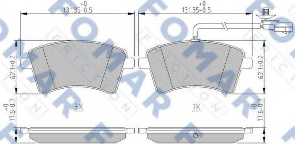 FOMAR FRICTION FO 262281