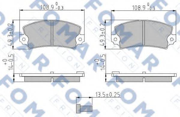 FOMAR FRICTION FO 422687