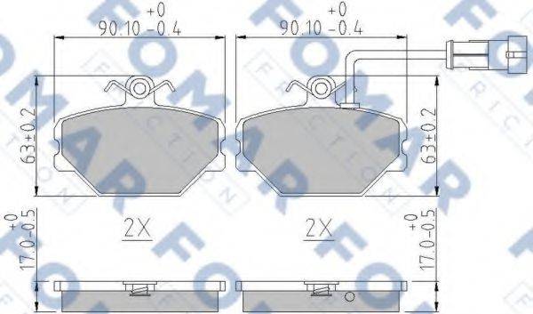 FOMAR FRICTION FO 448281