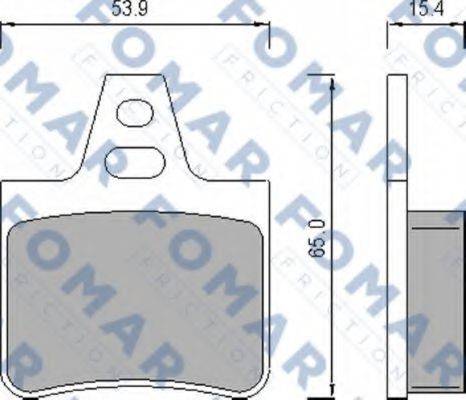 FOMAR FRICTION FO 450981