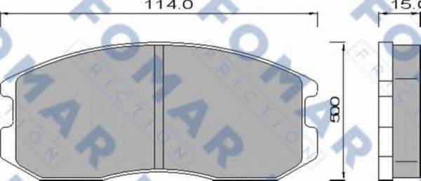 FOMAR FRICTION FO 460181