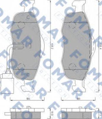 FOMAR FRICTION FO 493081