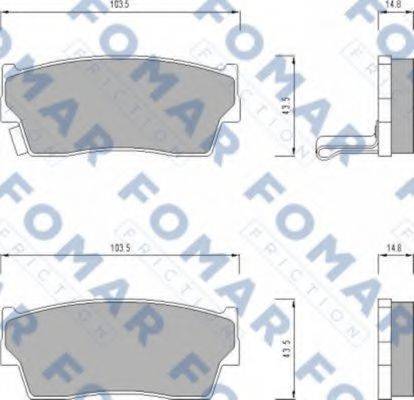 FOMAR FRICTION FO 623781