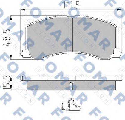 FOMAR FRICTION FO 665381