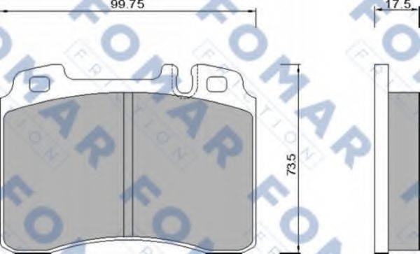 FOMAR FRICTION FO 668081