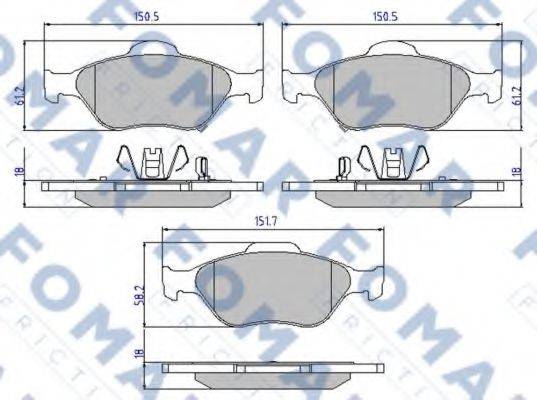 FOMAR FRICTION FO 800281