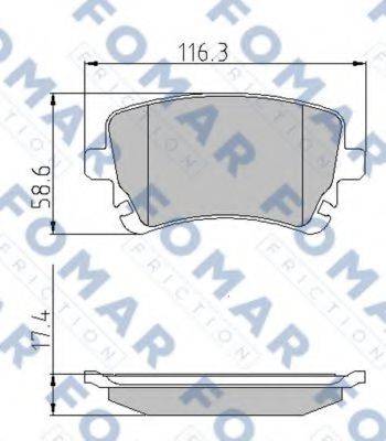FOMAR FRICTION FO 815281