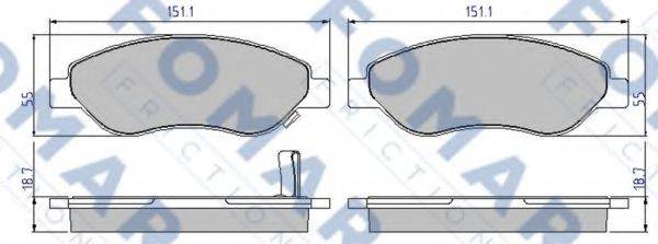 FOMAR FRICTION FO 827681