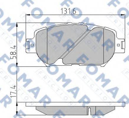FOMAR FRICTION FO 832683