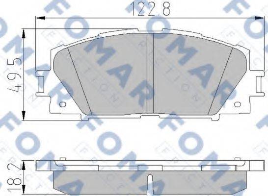 FOMAR FRICTION FO 838681