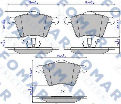 FOMAR FRICTION FO 867981