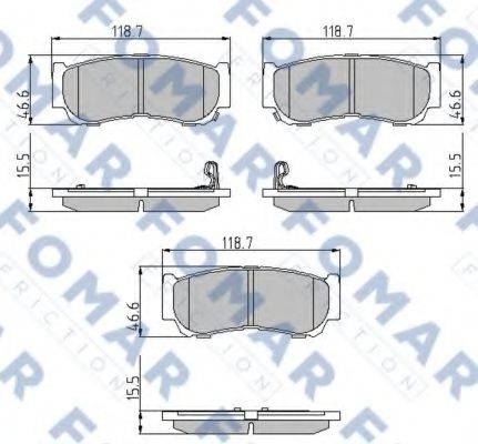 FOMAR FRICTION FO 872981