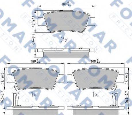 FOMAR FRICTION FO 874281