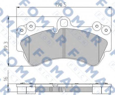 FOMAR FRICTION FO 891581