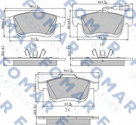 FOMAR FRICTION FO 894881