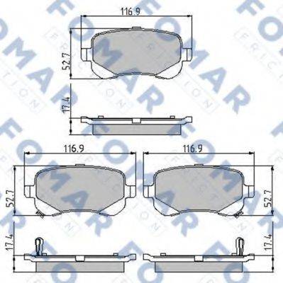 FOMAR FRICTION FO 895581