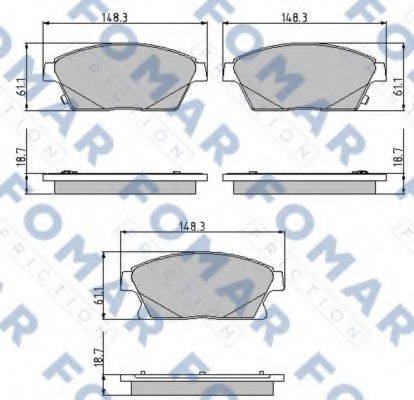 FOMAR FRICTION FO 895781