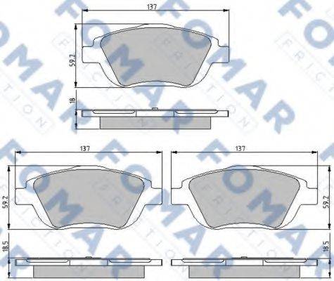 FOMAR FRICTION FO 896681