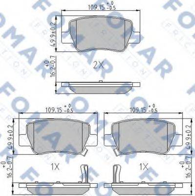 FOMAR FRICTION FO 896881