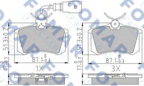 FOMAR FRICTION FO 904581