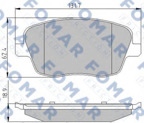 FOMAR FRICTION FO 908081