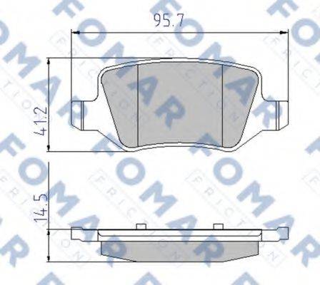 FOMAR FRICTION FO 909281