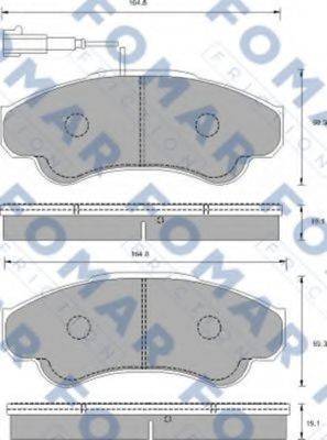 FOMAR FRICTION FO 909881