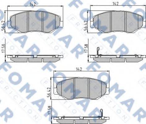 FOMAR FRICTION FO 911681