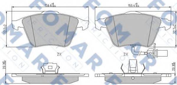 FOMAR FRICTION FO 912281