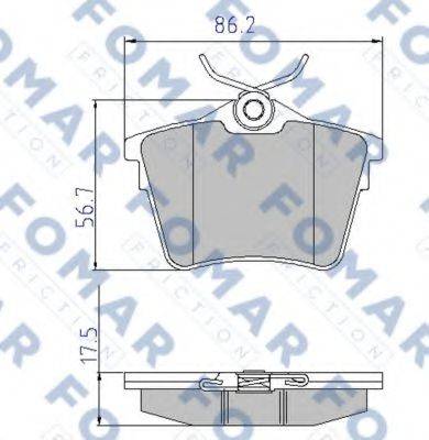 FOMAR FRICTION FO 919581