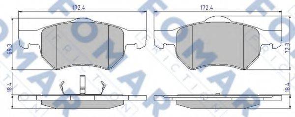 FOMAR FRICTION FO 922781