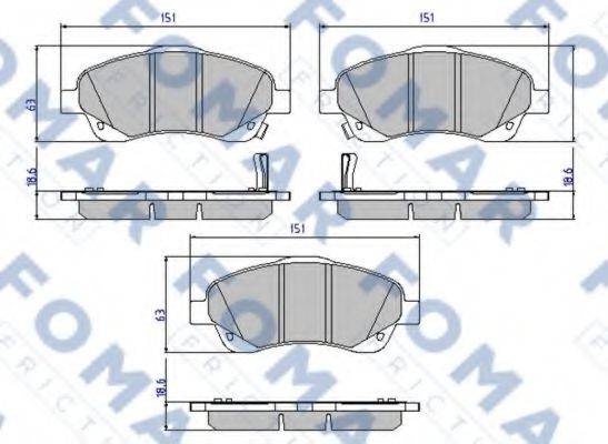 FOMAR FRICTION FO 924281