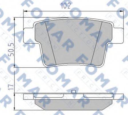 FOMAR FRICTION FO 928581