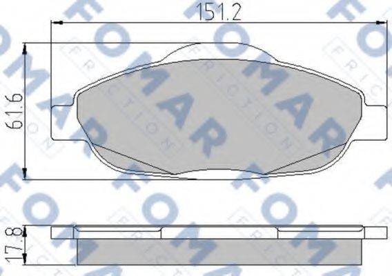FOMAR FRICTION FO 929581