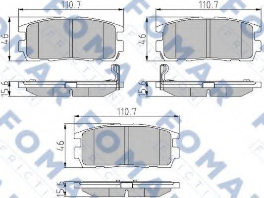 FOMAR FRICTION FO 930981