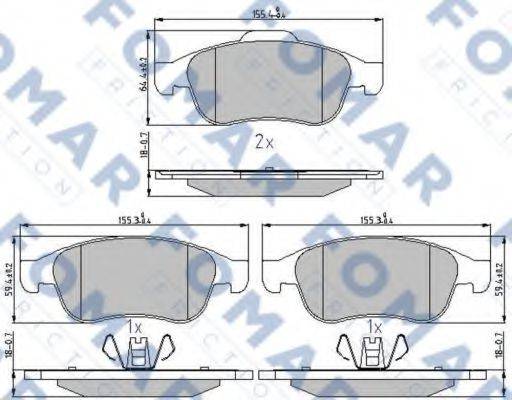 FOMAR FRICTION FO 931481