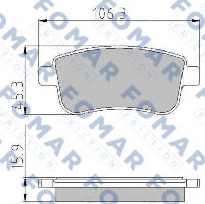 FOMAR FRICTION FO 931581